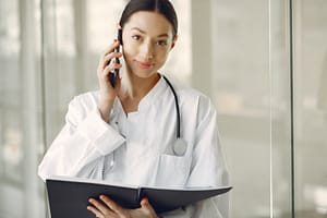 Physicians can take their office number with them anywhere.